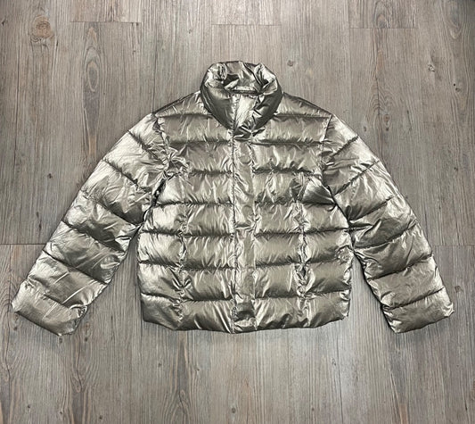 Metallic Zara Winter Jacket, 8-9Y
