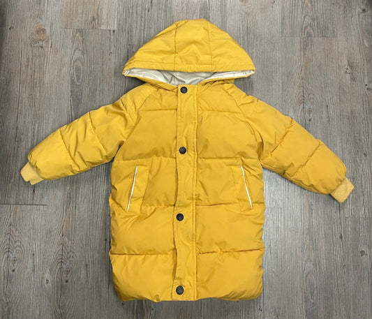 Yellow  Winter Jacket, 4-5Y