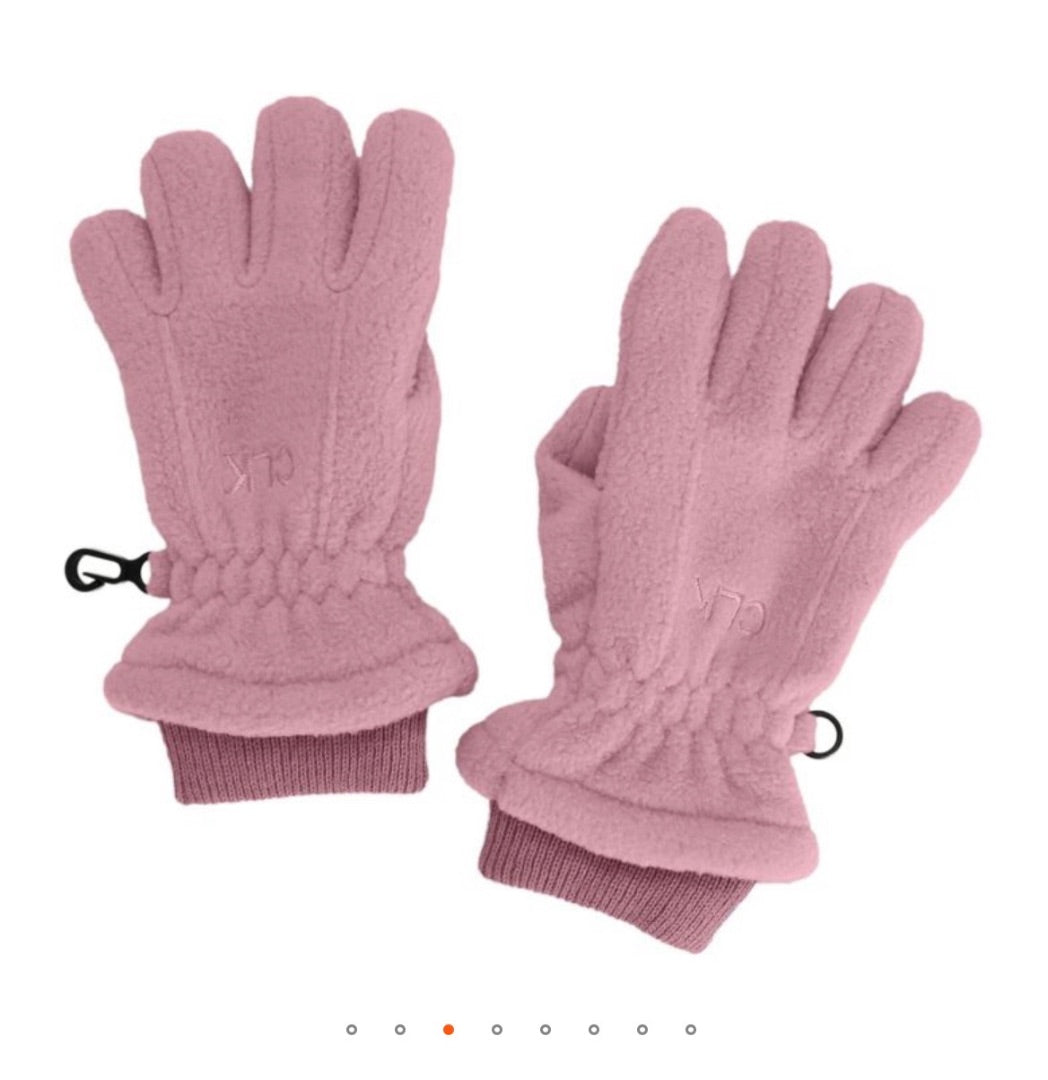 Pink Lilac CaliKids Fleece Soft Gloves, 3-5Y