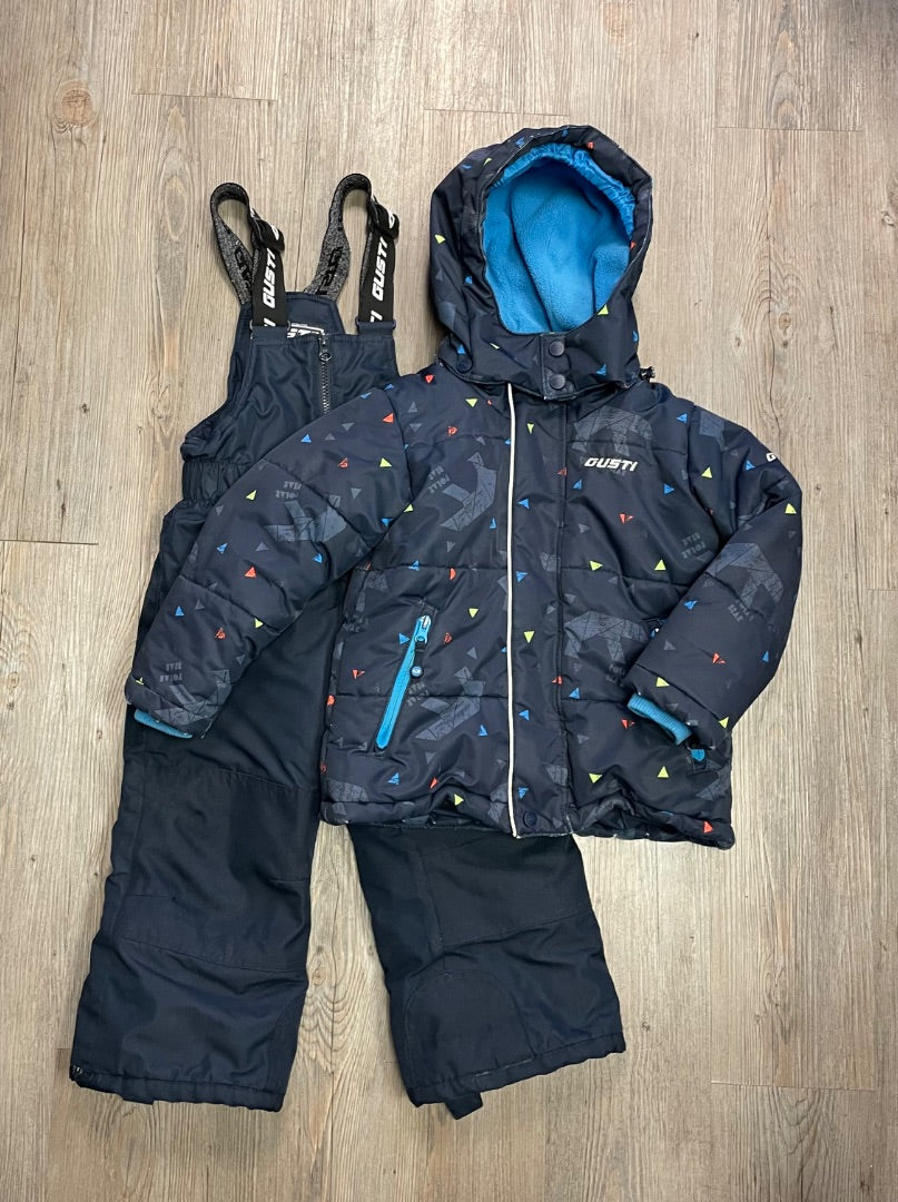 Navy Gusti Winter Suit Set, 4Y