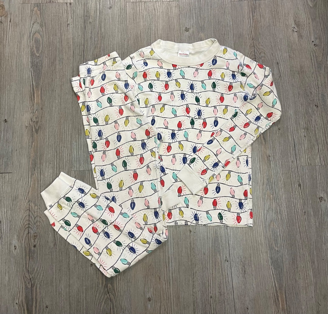 Christmas Lights Hanna Anderson Pj Set, 10Y