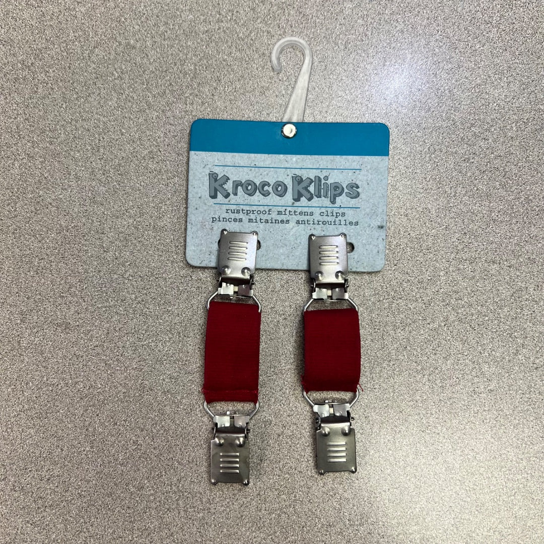 Red CaliKids Kroco Klips, One Size