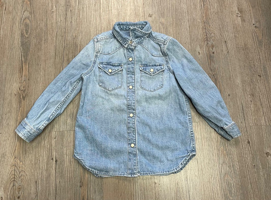 Blue Gap Denim Long Sleeve Shirt, 4-5Y