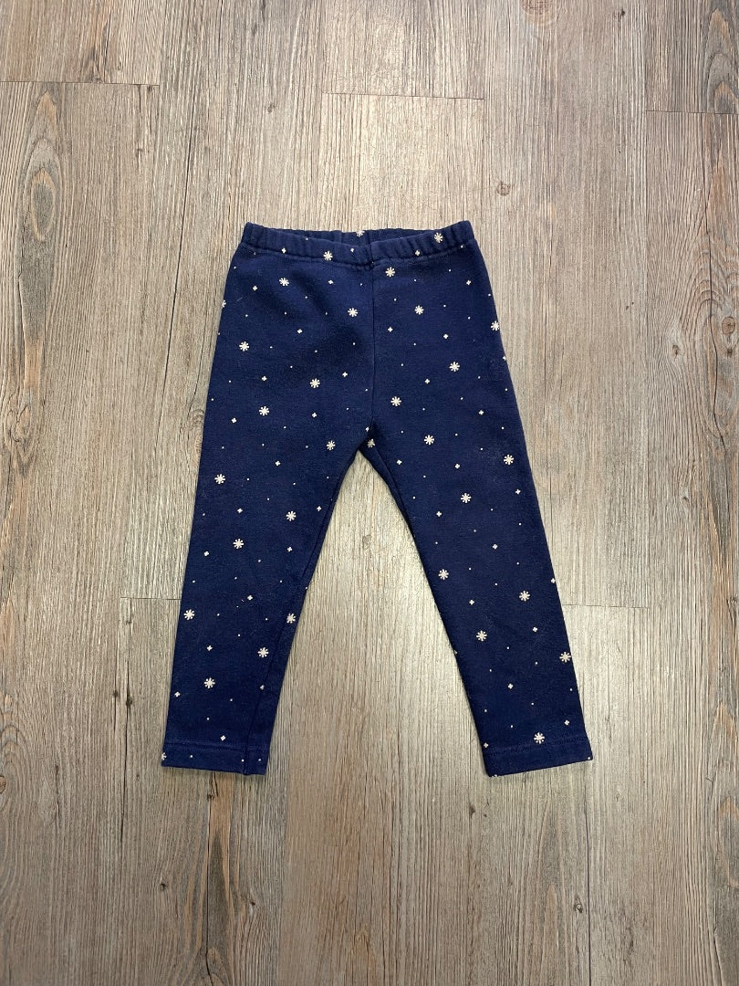 Navy Uniqlo Fleecelined Pants, 18-24M