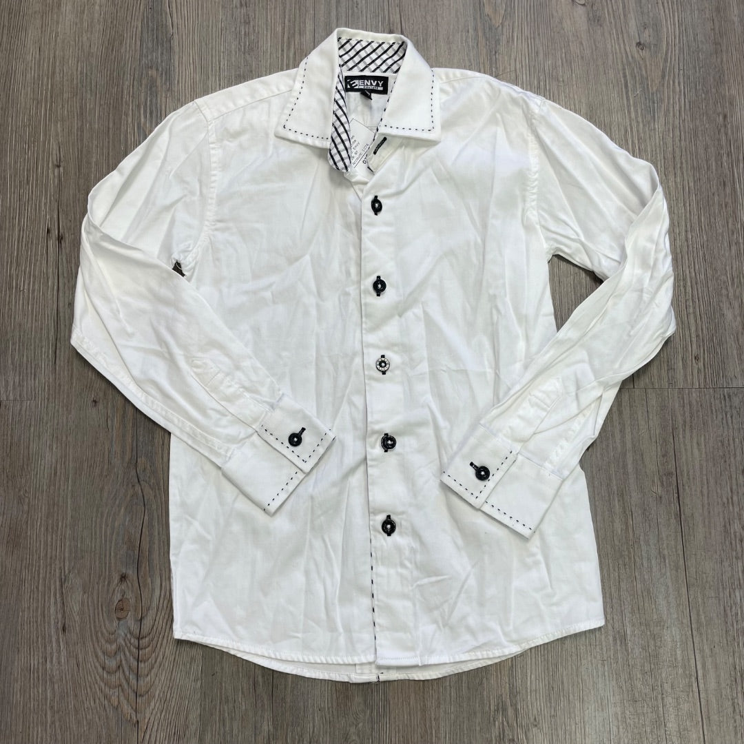 White Envy LS Shirt, 6Y