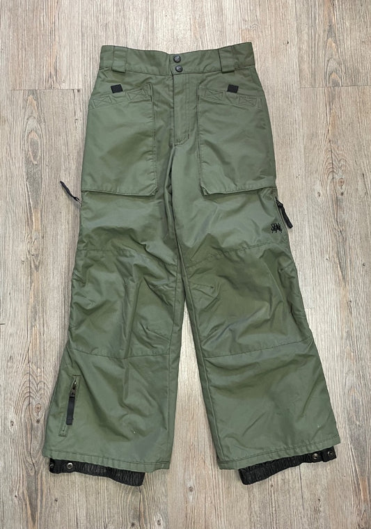 Green P13 Burton Snow Pants, 6-7Y