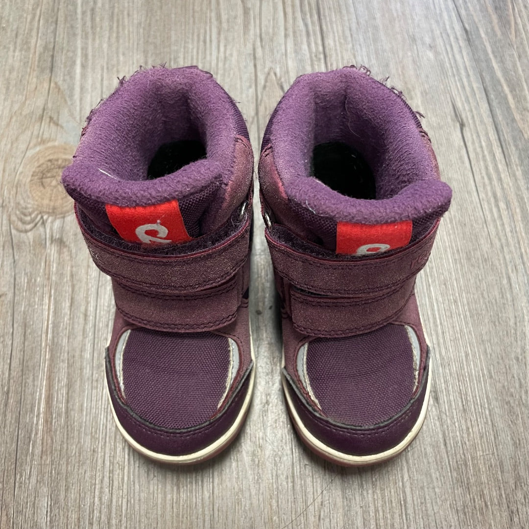 Purple Reimatec Winter Boots, 5.5T