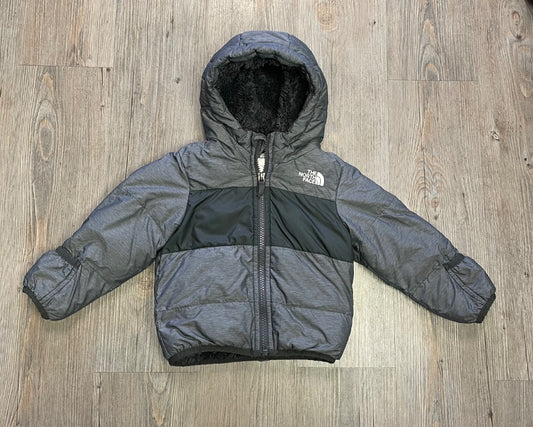 Grey Northface Sherpa lined Jacket, 12-18M