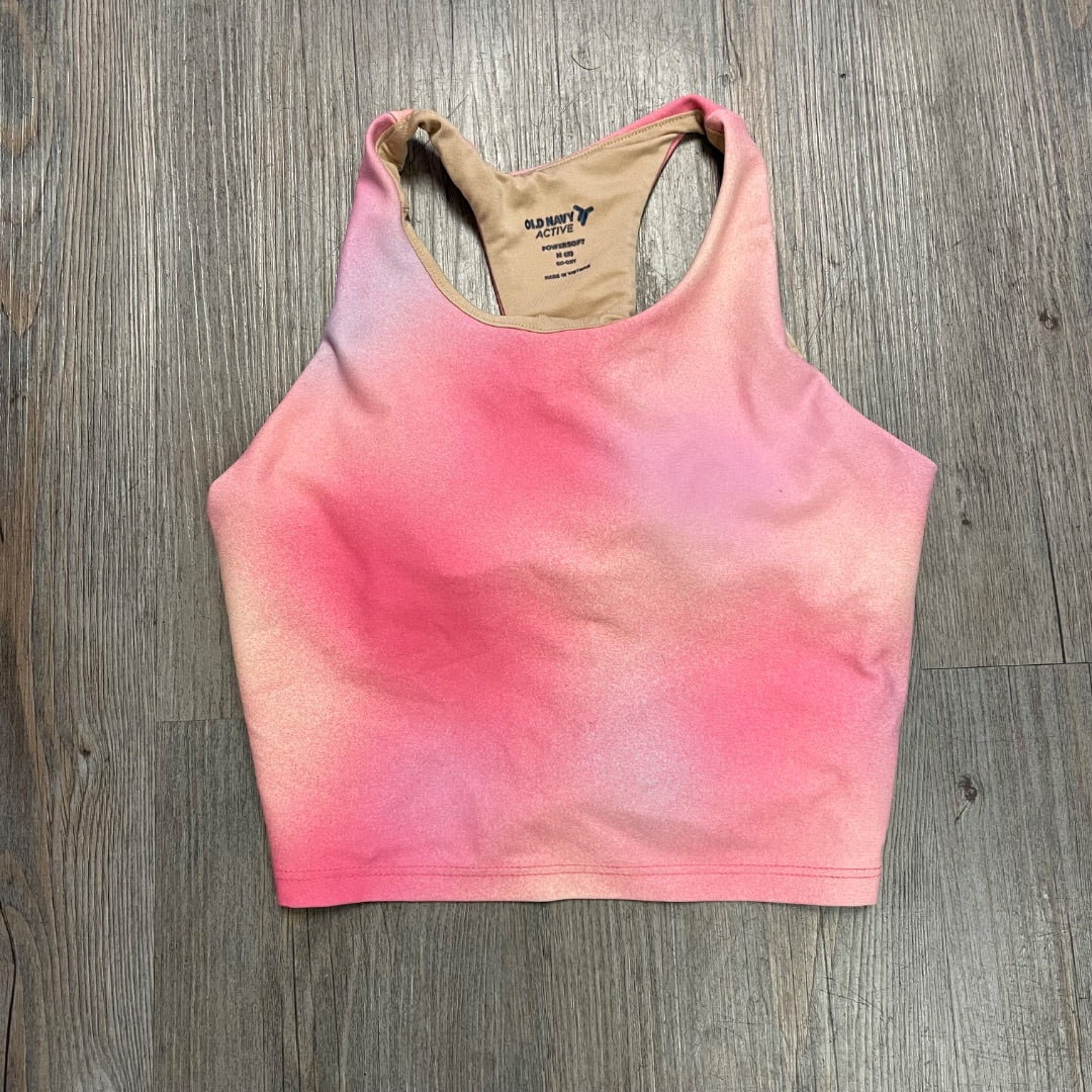 Pink Gold Old Navy Active Tank, 8Y