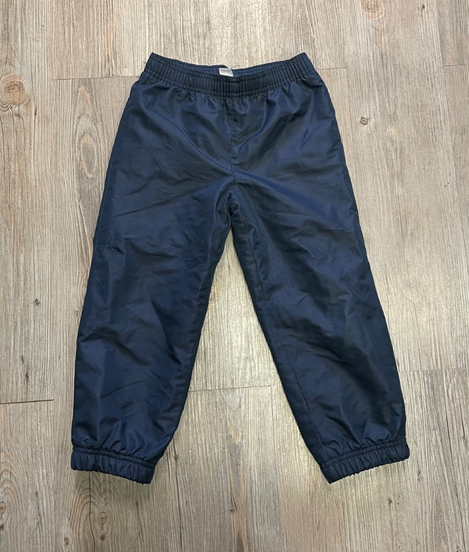 Navy Joe Fresh Fleecelined rain pants, 4Y