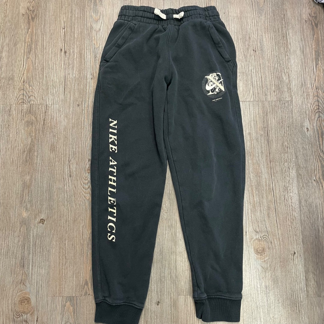 Faded Black Nike Jogger Pants, 10Y