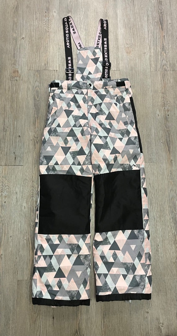 Multi Colour Arctic Squad Suspender Snow Pants, 10-12Y