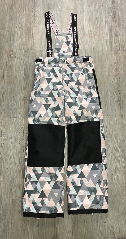 Multi Colour Arctic Squad Suspender Snow Pants, 10-12Y