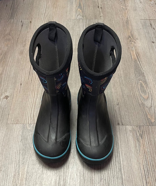 Rainbow Bogs Winter Boots, 1Y