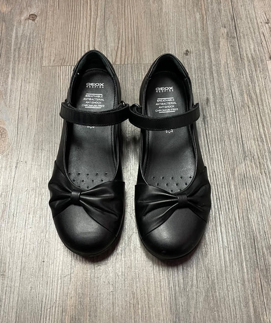 Black Geox Maryjane Dress Shoes, 1Y