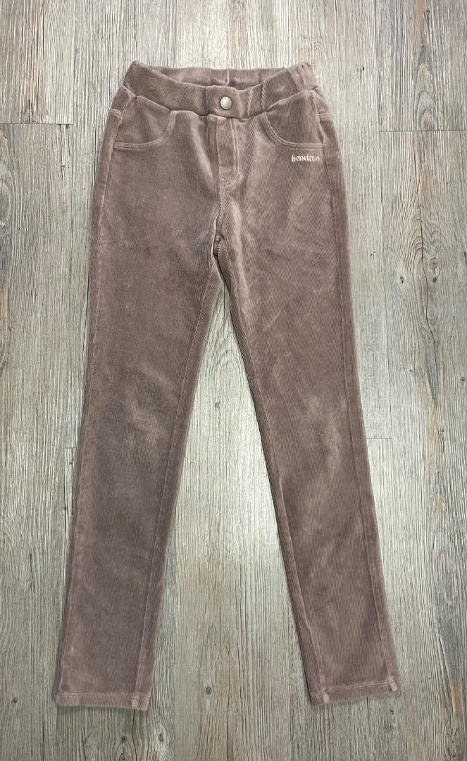 Mocha United Colours Of Benetton Stretch Corduroy Pants, 12-13Y