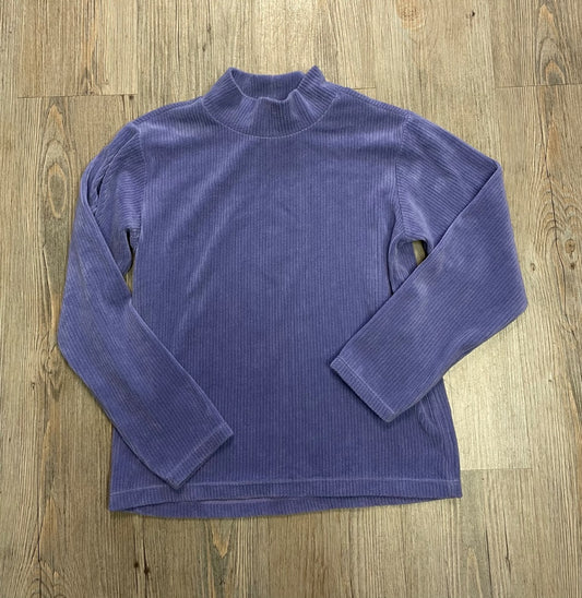 Purple Uniqlo Mock LS Top, 9-10Y