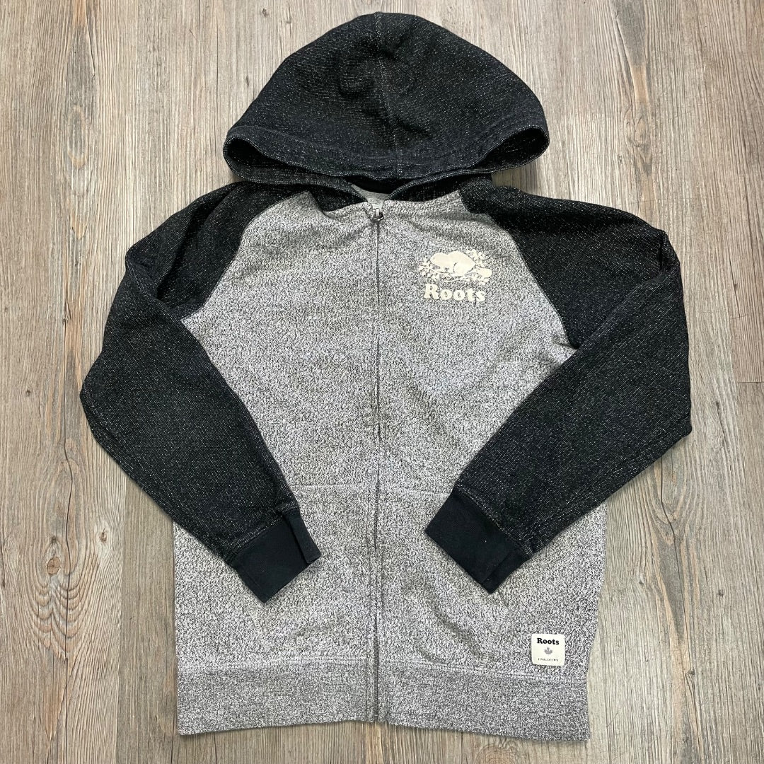 Salt &Pepper Roots Zip Hoodie, 11-12Y
