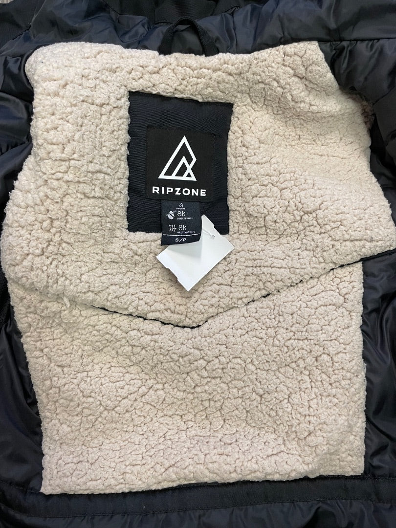 Black Ripzone Winter Jacket, 8Y