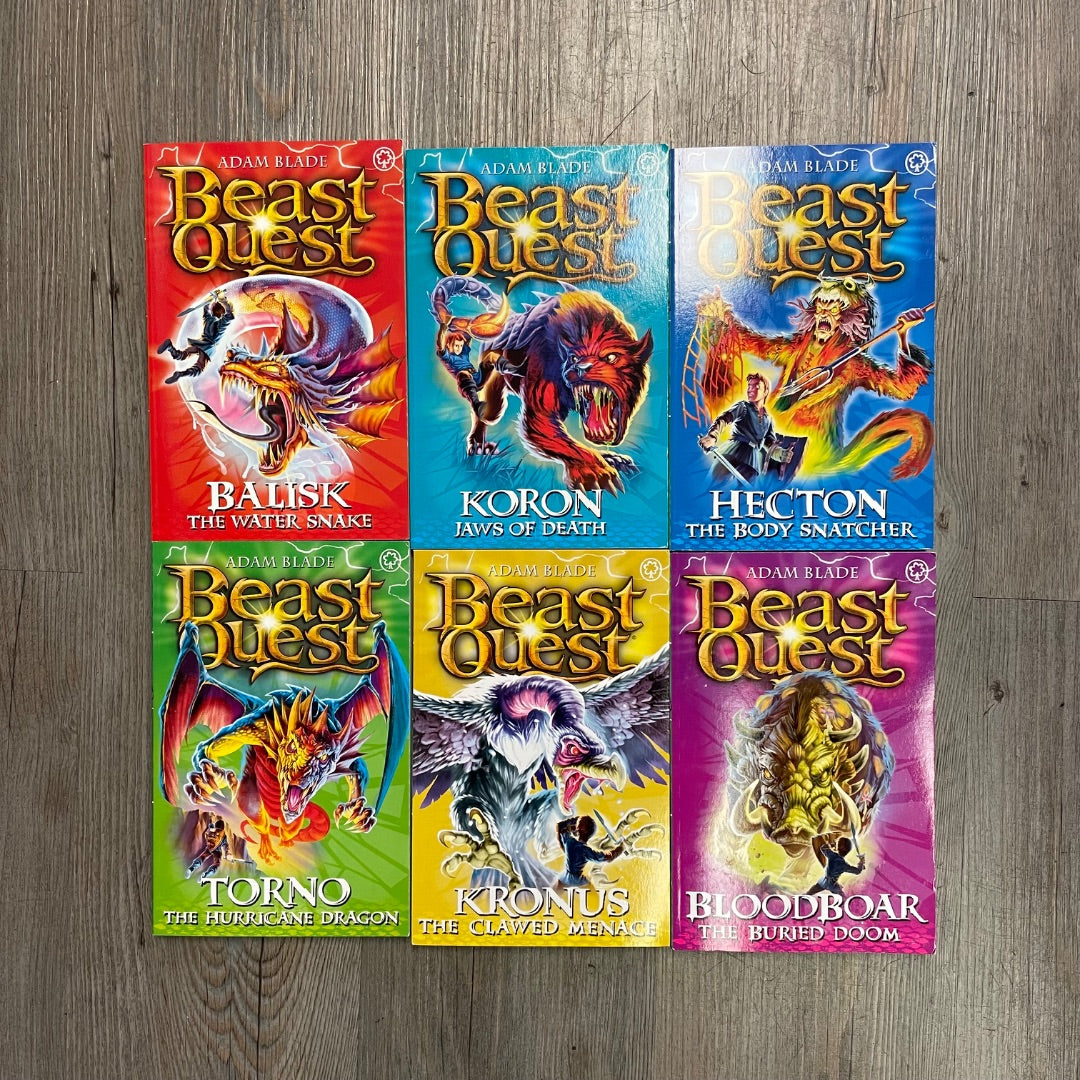 6 Books Adam Blade Beast Quest Series #8 The Pirate King, Paperback