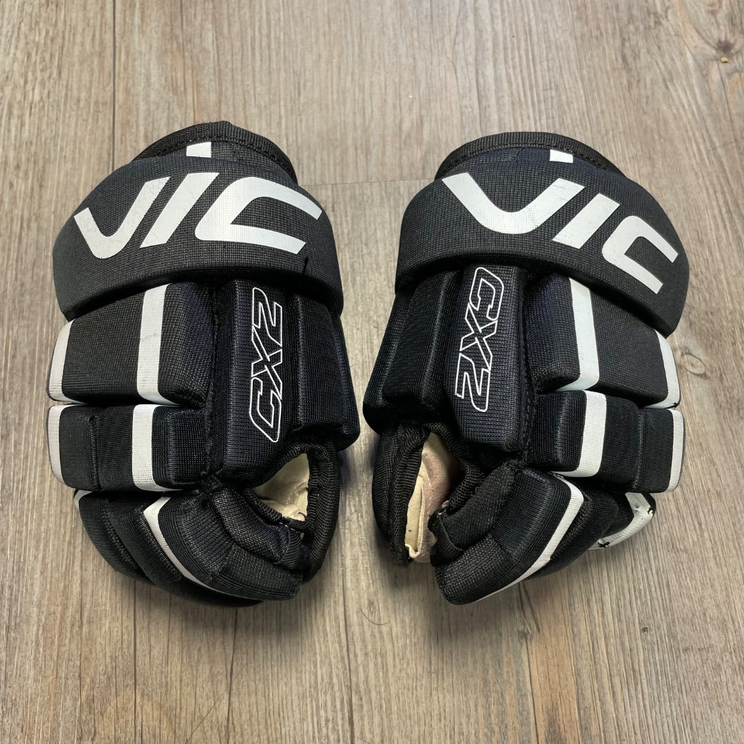Black Vic Hockey Gloves, 8 Inch
