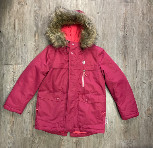 Maroon Liquid Winter Parka, 7-8Y