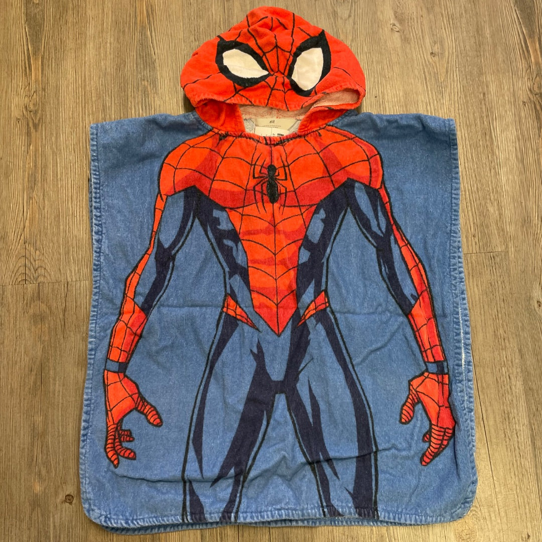 Ice Cream Print H&M Spiderman Hooded Towel, Pre-owned