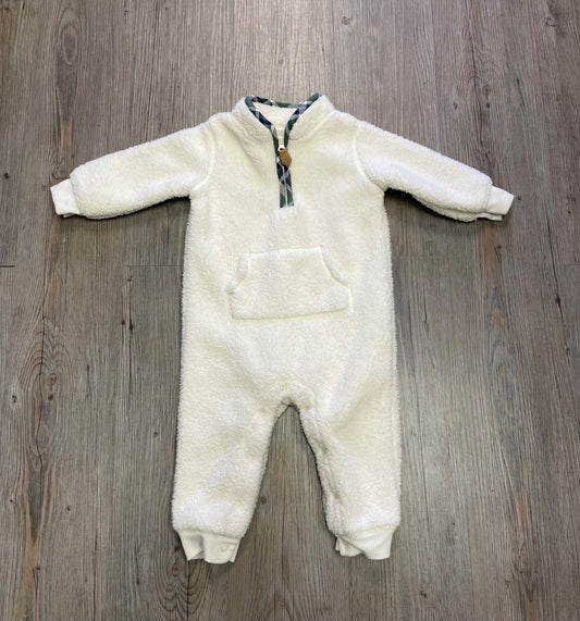 Ivory Carters Fleece Onesie, 9M