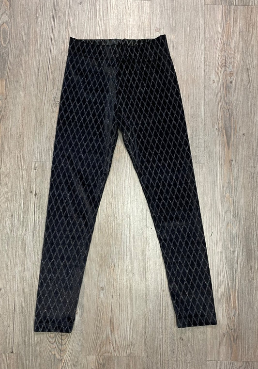 Black Zara Glitter Legging, 10Y