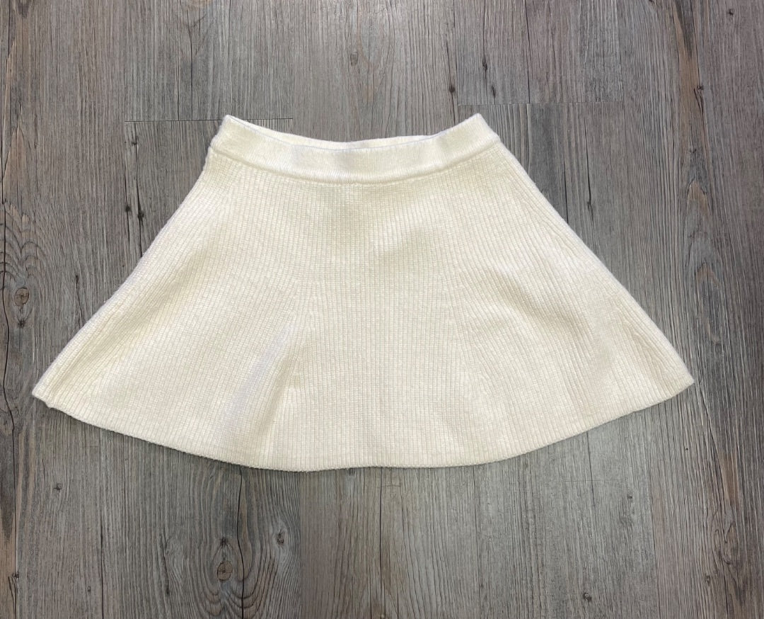 Ivory Zara Knit Skirt, 8-9Y
