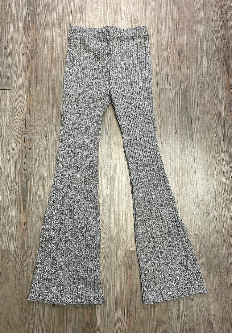 Grey Zara Knit Wide Bottom Legging, 9Y