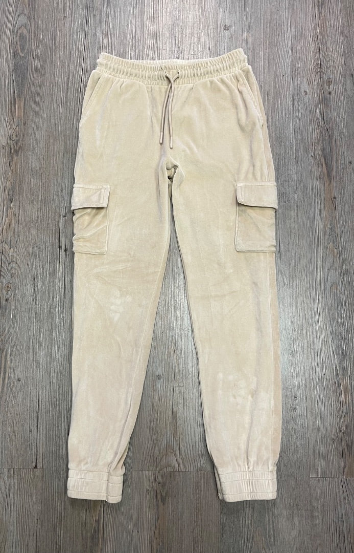 Beige UKIDS Soft Cargo Pants, 10-12Y