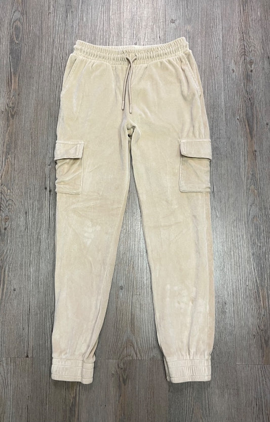 Beige UKIDS Soft Cargo Pants, 10-12Y