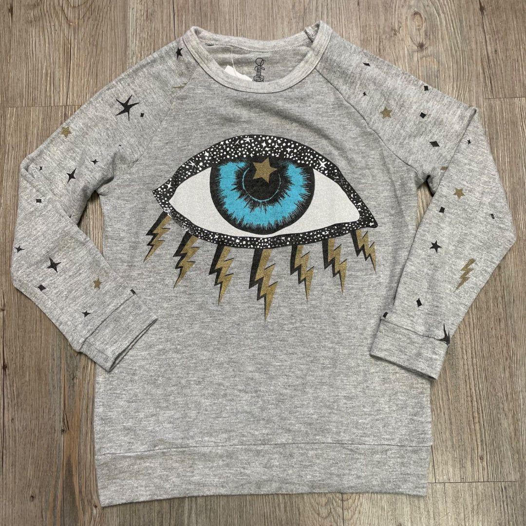 Grey Lauren Moshi Pullover Top, 10Y