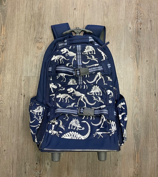 Navy Pottery Barn Rolling Glow in  the Dark Dinos Backpack, 6-8Y