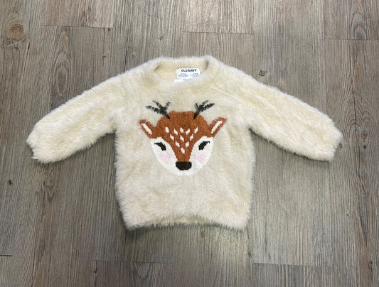 Beige Old Navy Fuzzy Sweater, 6-12M