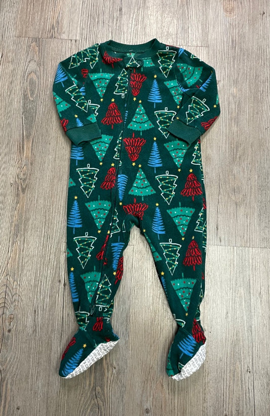 Green Carters Fleece Pj Onesie, 18M