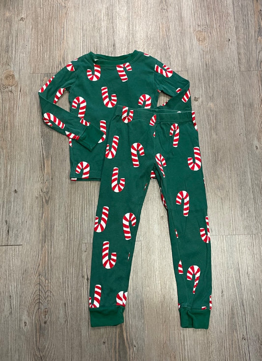 Green Cany Cane Carters Holiday PJ Set, 5Y