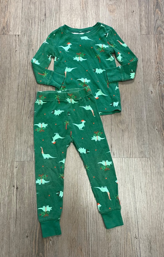 Green Carters PJ Set, 2Y