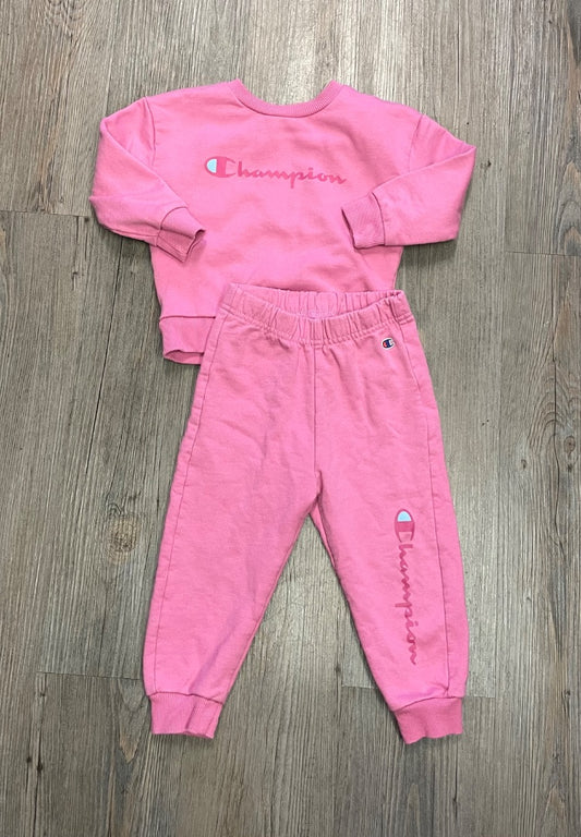 Pink Champion Sweat Set, 18M