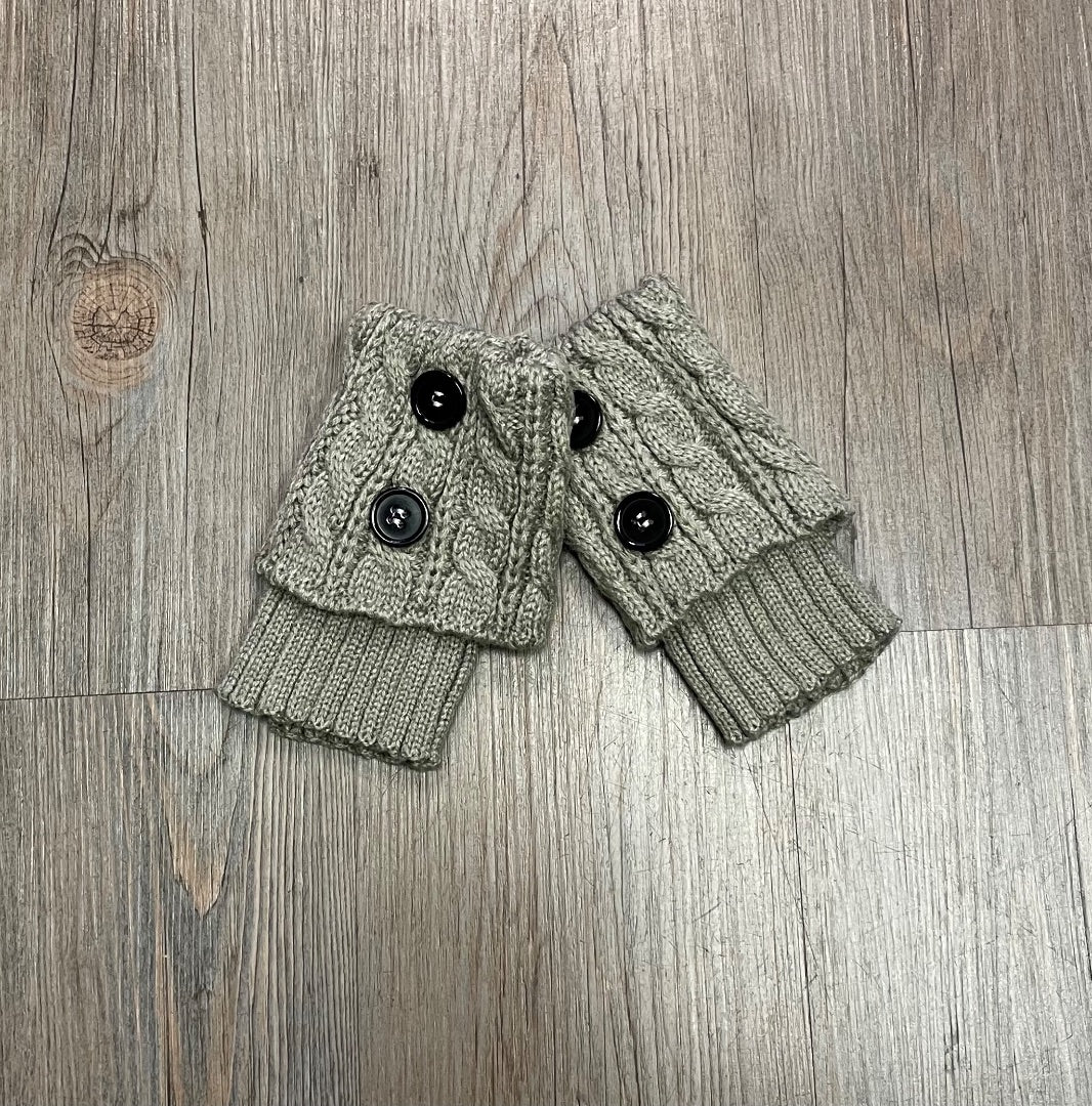 Grey  Knit Hand Warmer, One Size