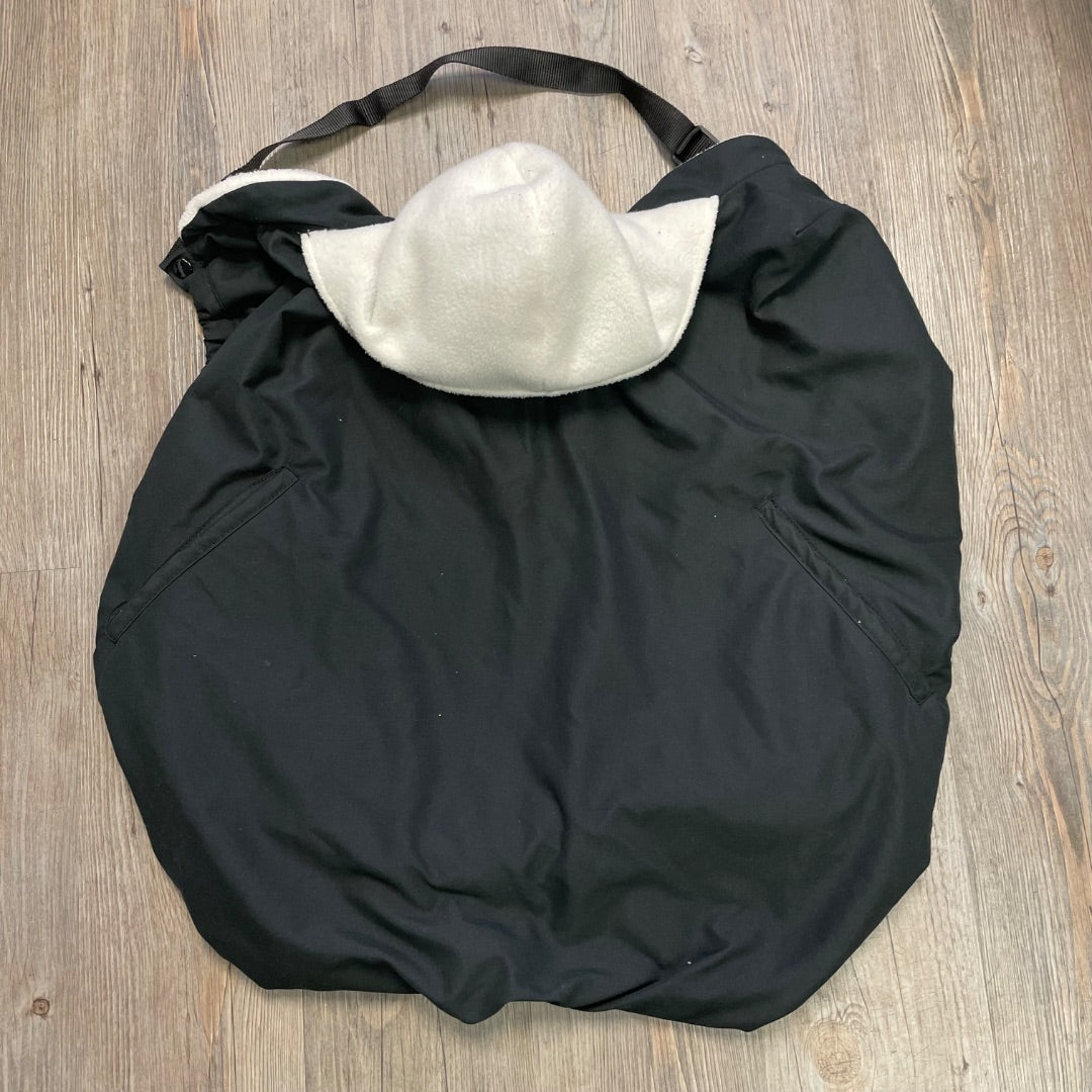Black Jolly Jumper Baby Carrier Snuggle Cover, Pre-owned