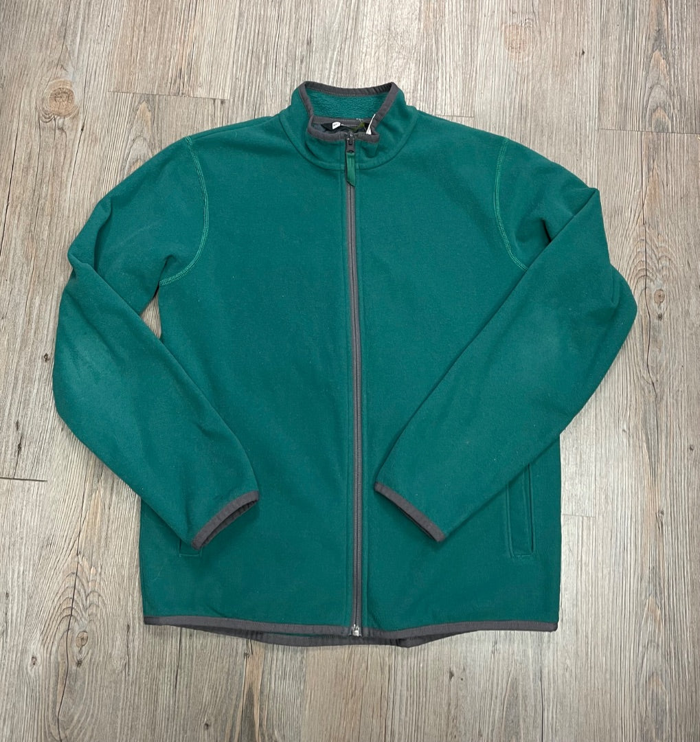 Green MEC Fleece Zip Sweater, 14Y