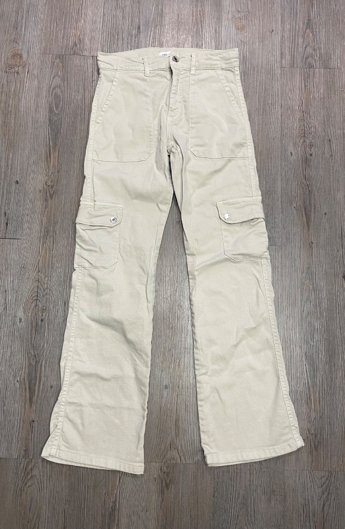 Beige Zara Cargo Jeans, 13-14Y