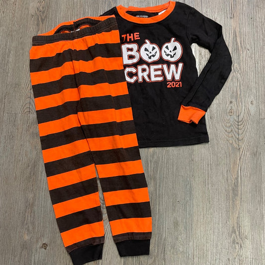 Brown Orange Childrens Place Halloween Pj Set, 3Y