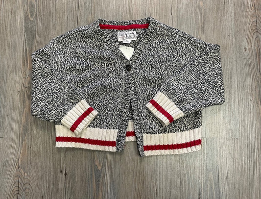 Salt & Pepper Roots Cabin Cardigan, 4Y