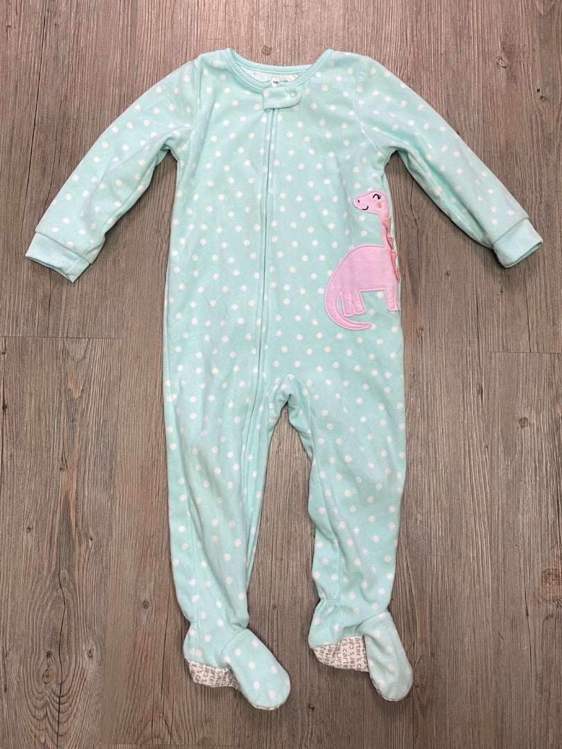 Mint Carters Fleece Pj Onesie, 2Y