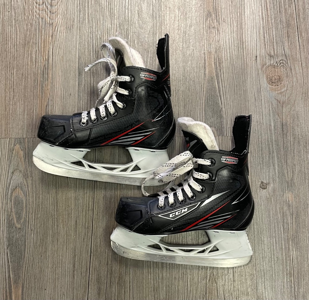 Black CCM Hockey Skates, 13Y