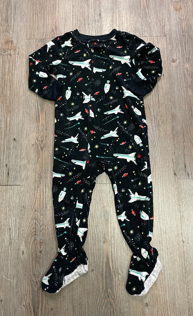 Multi Carters Fleece Pj Onesie, 2Y
