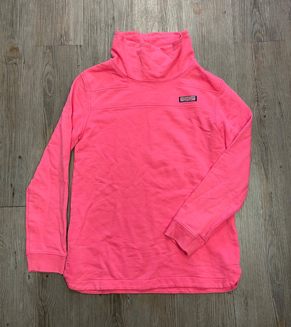 Pink Vineyards Vines Mock Long Sleeve Top, 16Y